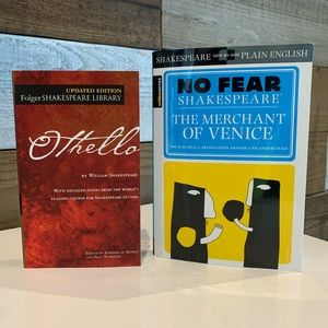 Shakespeare’s Othello AND The Merchant of Venice (No Fear Shakespeare)